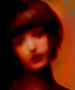 illustration woman blured face