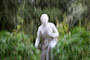 antic woman statue photo in Rome garden