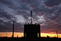 industrial sunset photography