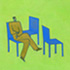 illustration sitting men